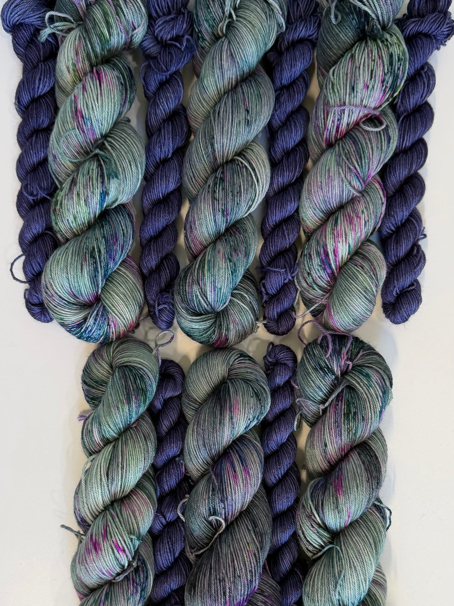 Meadow Socks - Sock Set-  Dyed to Order - Sweet Pea & Sparrow Hand Dyed Yarns