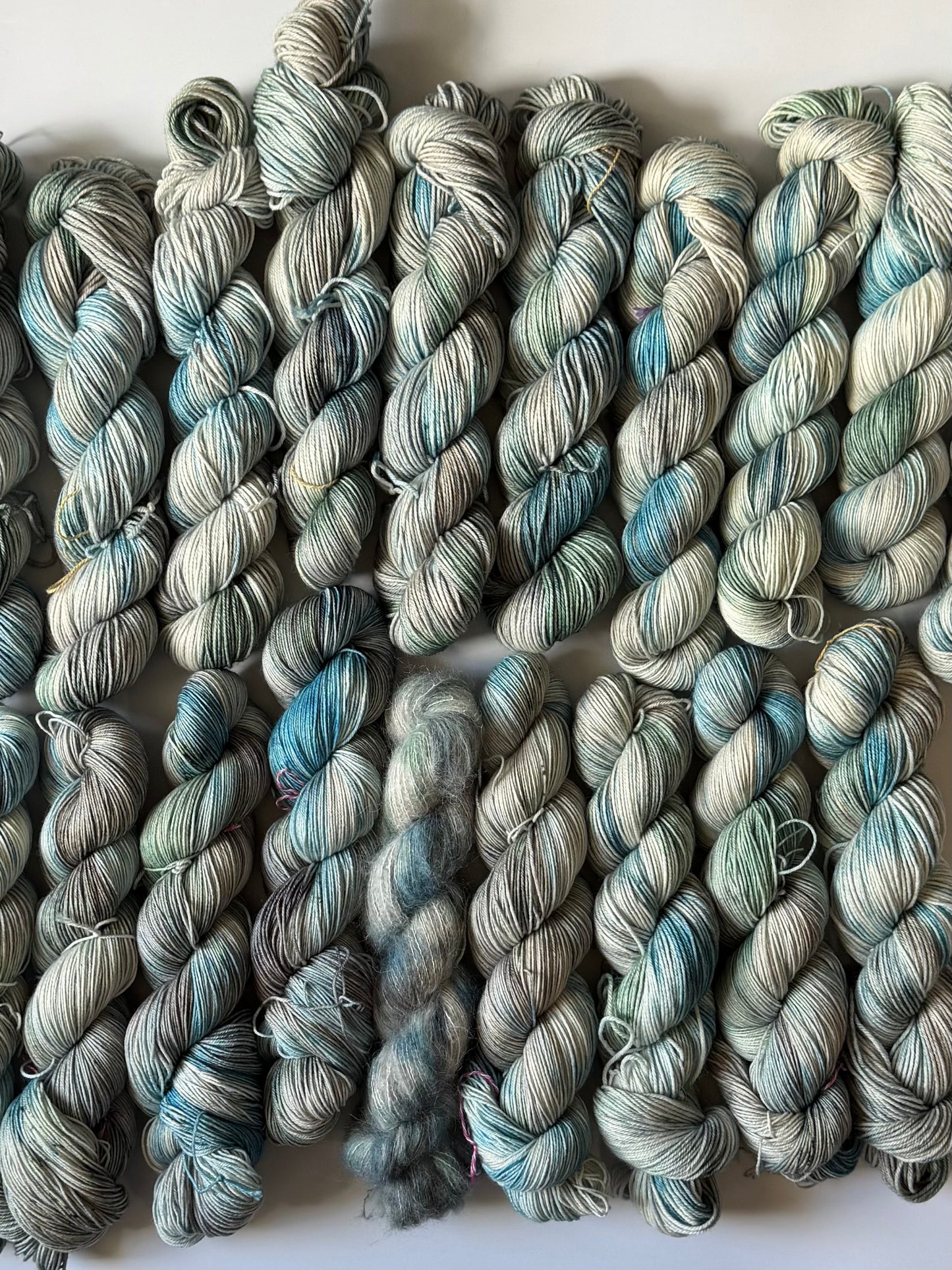 Emerald Moth -  Dyed to Order - Sweet Pea & Sparrow Hand Dyed Yarns - July Flutter  Club