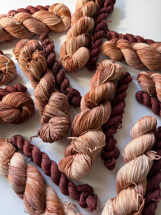 Tank & Fig - Sock Set-  Dyed to Order - Sweet Pea & Sparrow Hand Dyed Yarns
