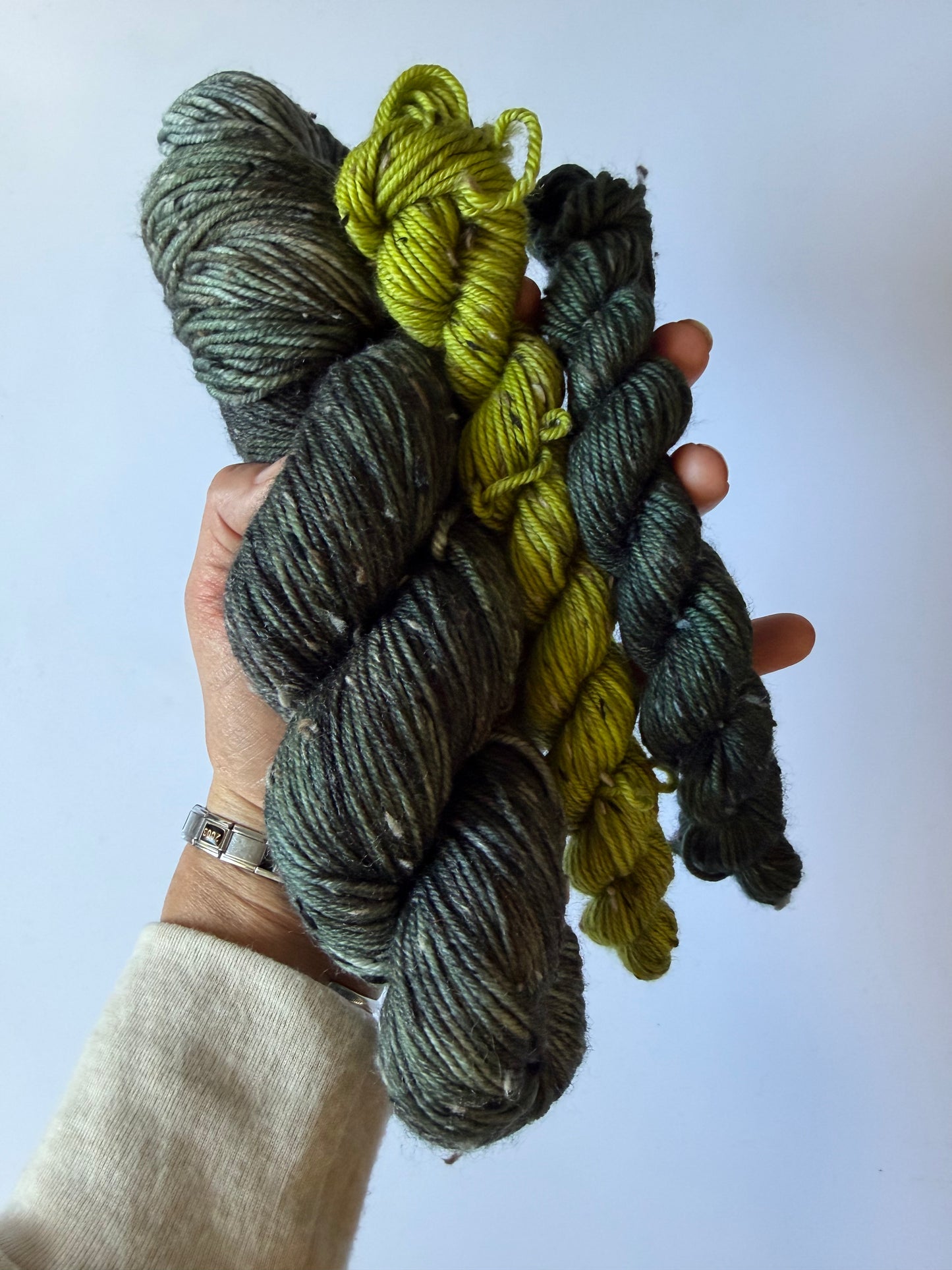 Luna & Emily/Coriander - Sock Set-  Dyed to Order - Sweet Pea & Sparrow Hand Dyed Yarns