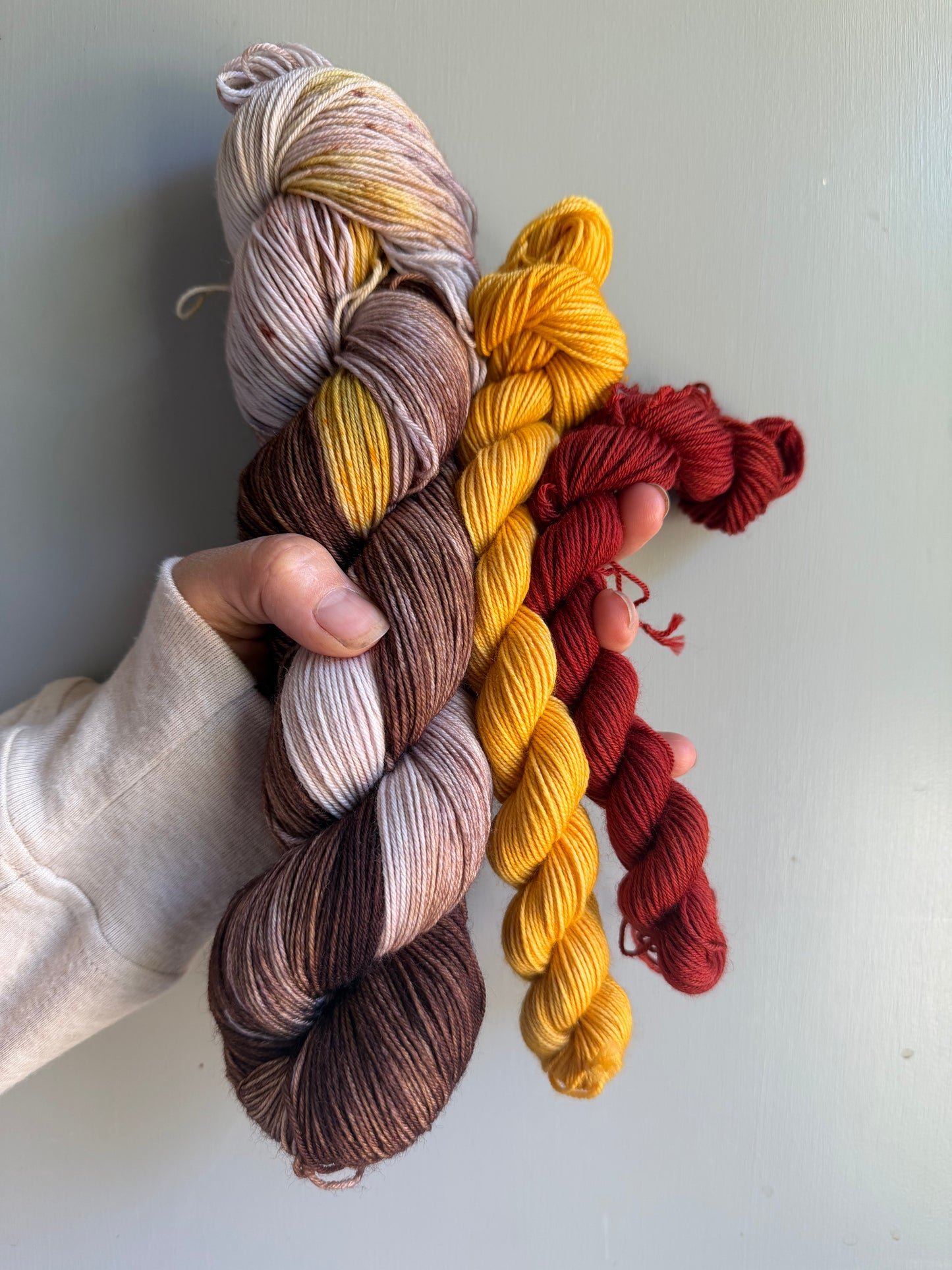 Oscar & Farmhouse/Starbright - Sock Set-  Dyed to Order - Sweet Pea & Sparrow Hand Dyed Yarns