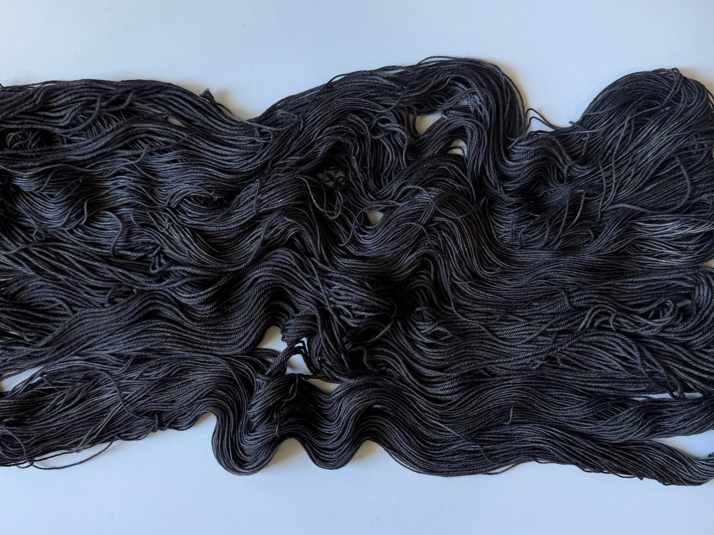 Black Magpie-  Dyed to Order - Sweet Pea & Sparrow Hand Dyed Yarns