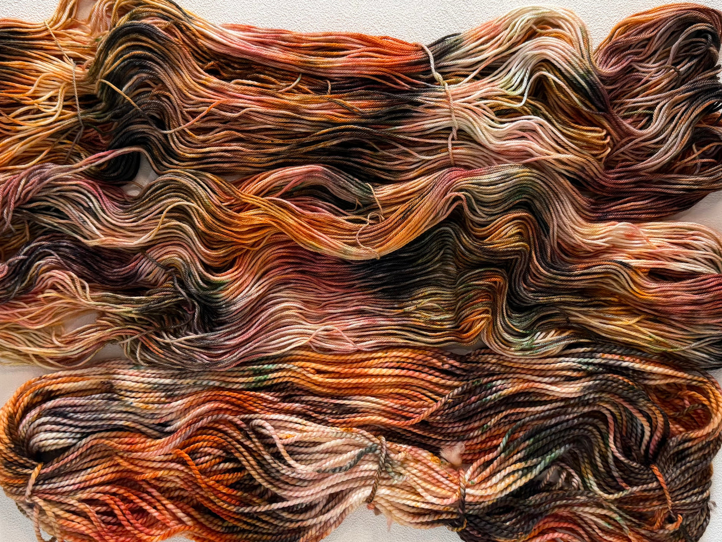 Moody Pumpkin-  Dyed to Order - Sweet Pea & Sparrow Hand Dyed Yarns