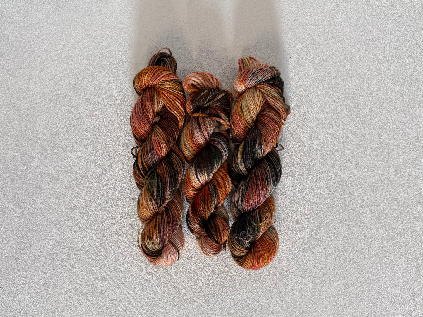 Moody Pumpkin-  Dyed to Order - Sweet Pea & Sparrow Hand Dyed Yarns