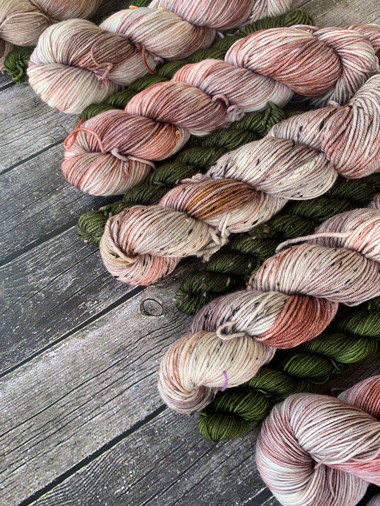 July- Sock Set-  Dyed to Order - Sweet Pea & Sparrow Hand Dyed Yarns