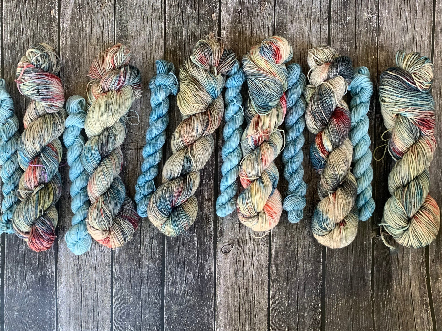 Believe in the Magic and I Believe - Sock Set-  Dyed to Order - Sweet Pea & Sparrow Hand Dyed Yarns
