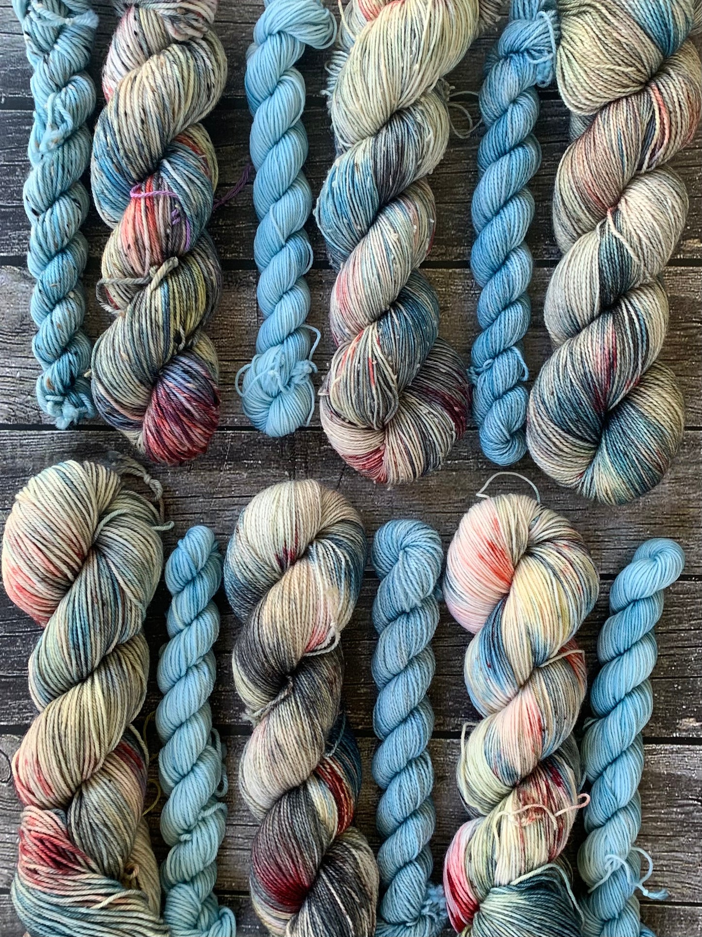 Believe in the Magic and I Believe - Sock Set-  Dyed to Order - Sweet Pea & Sparrow Hand Dyed Yarns