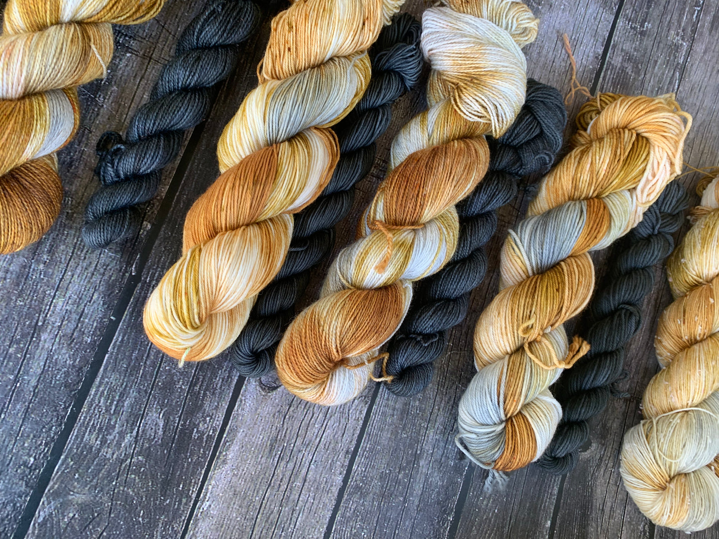 Eat, Drink and Be Merry and Idlewood - Sock Set-  Dyed to Order - Sweet Pea & Sparrow Hand Dyed Yarns