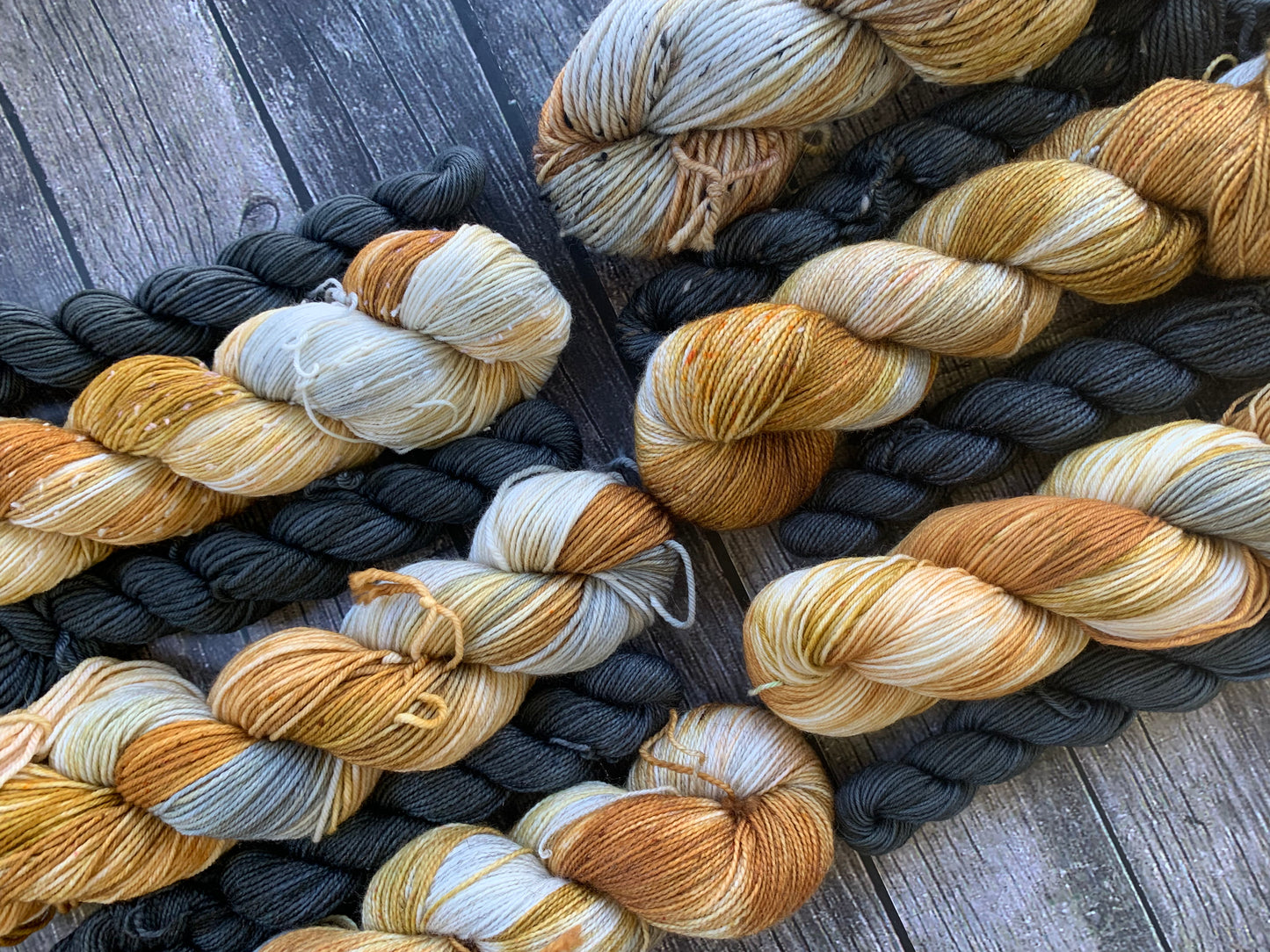 Eat, Drink and Be Merry and Idlewood - Sock Set-  Dyed to Order - Sweet Pea & Sparrow Hand Dyed Yarns