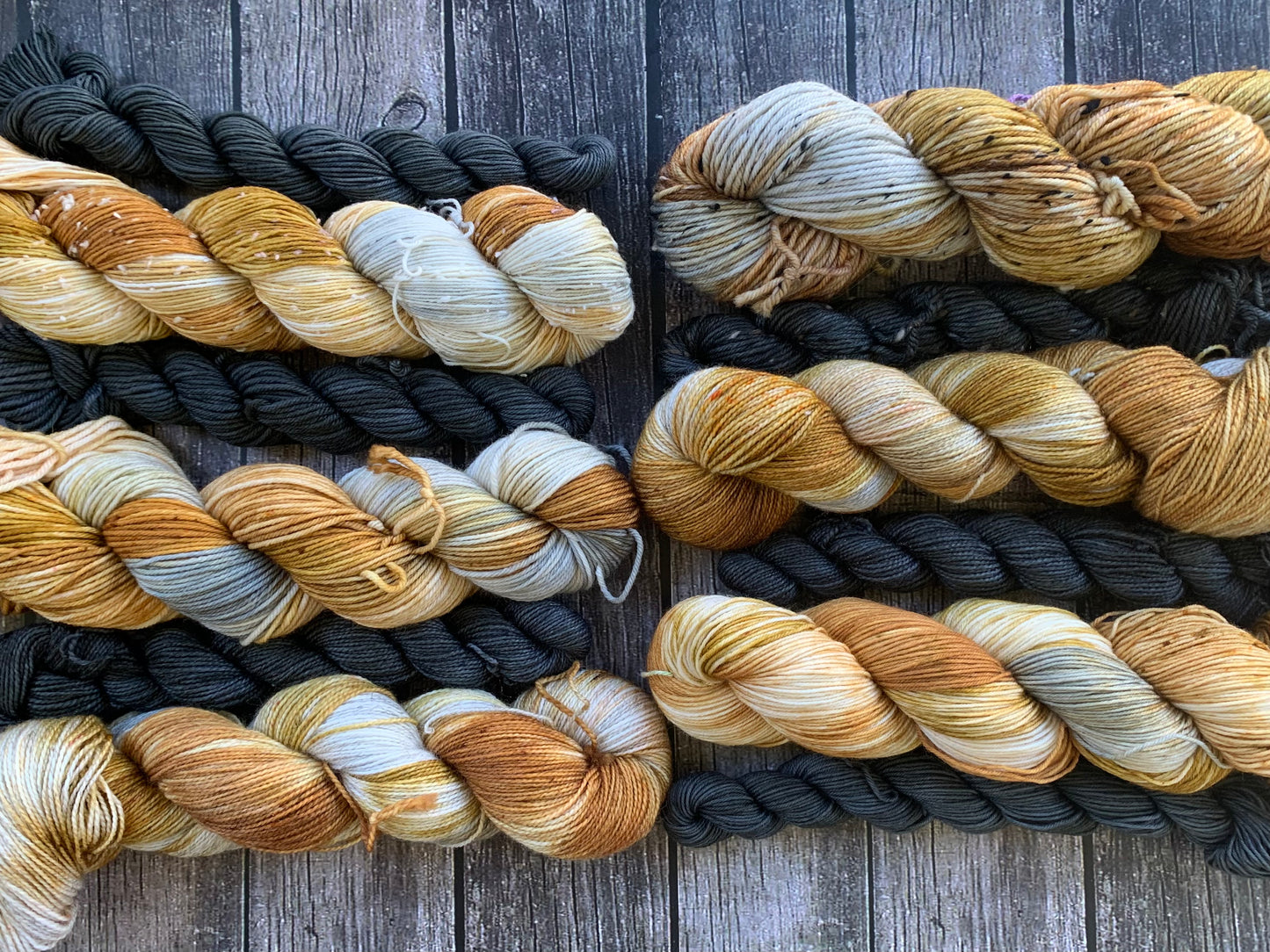 Eat, Drink and Be Merry and Idlewood - Sock Set-  Dyed to Order - Sweet Pea & Sparrow Hand Dyed Yarns