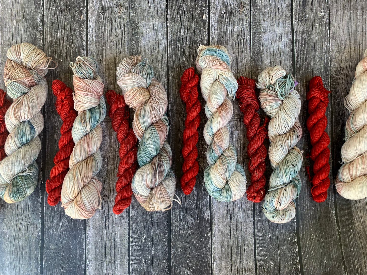 Merry & Bright and Memories- Sock Set-  Dyed to Order - Sweet Pea & Sparrow Hand Dyed Yarns