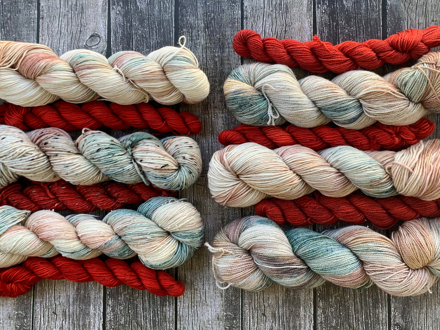 Merry & Bright and Memories- Sock Set-  Dyed to Order - Sweet Pea & Sparrow Hand Dyed Yarns