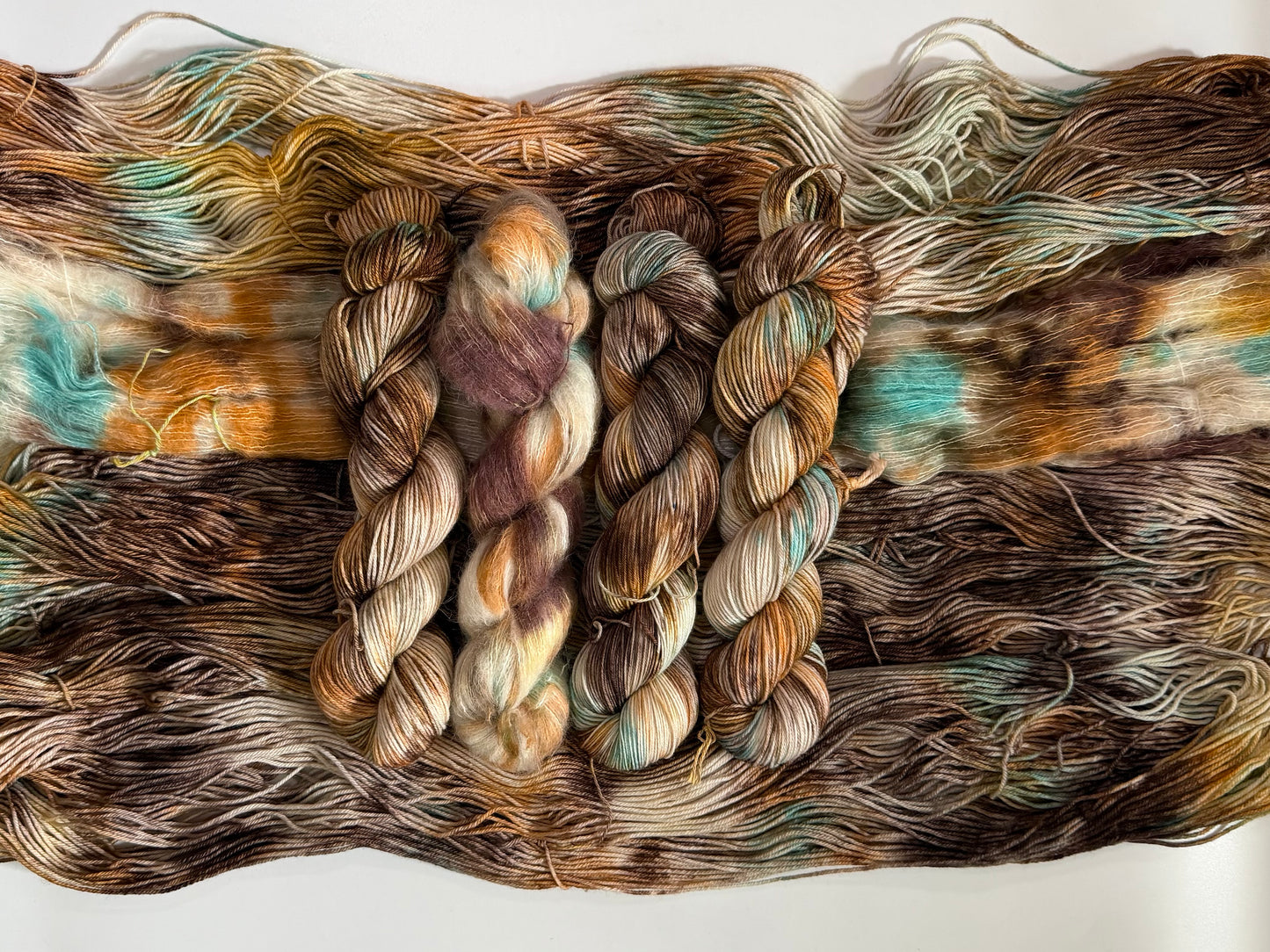 Misty -  Dyed to Order - Sweet Pea & Sparrow Hand Dyed Yarns - August Cat   Club