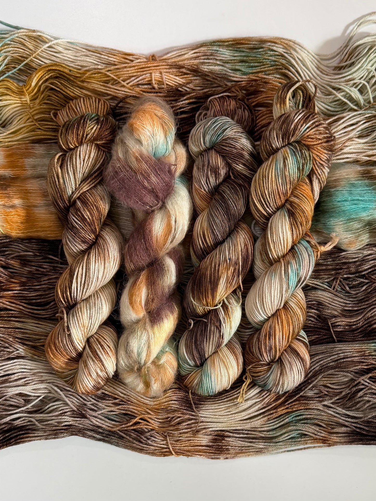 Misty -  Dyed to Order - Sweet Pea & Sparrow Hand Dyed Yarns - August Cat   Club