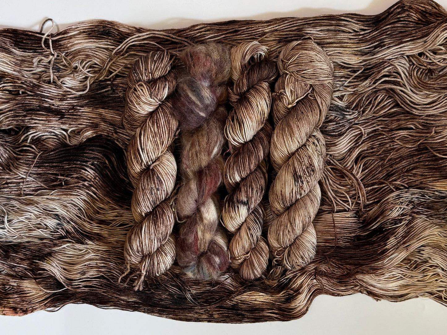 Owl Butterfly-  Dyed to Order - Sweet Pea & Sparrow Hand Dyed Yarns - October Flutter  Club