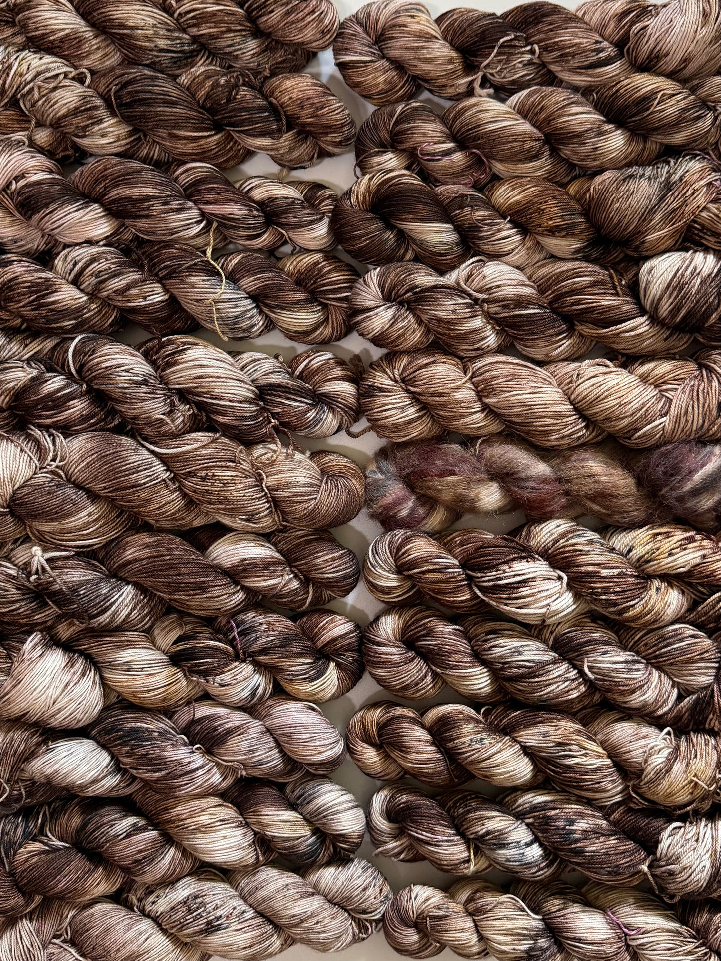Owl Butterfly-  Dyed to Order - Sweet Pea & Sparrow Hand Dyed Yarns - October Flutter  Club