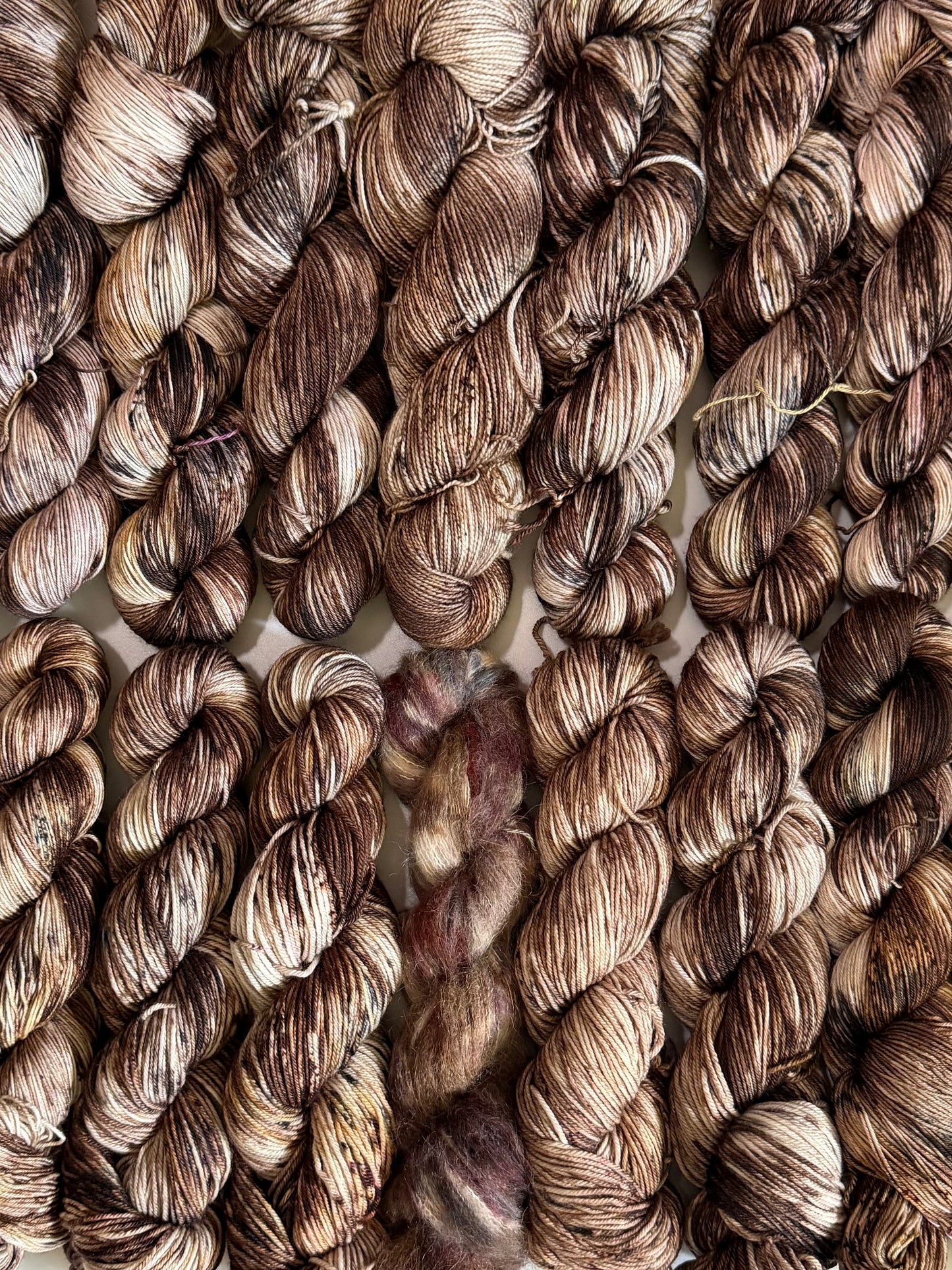 Owl Butterfly-  Dyed to Order - Sweet Pea & Sparrow Hand Dyed Yarns - October Flutter  Club