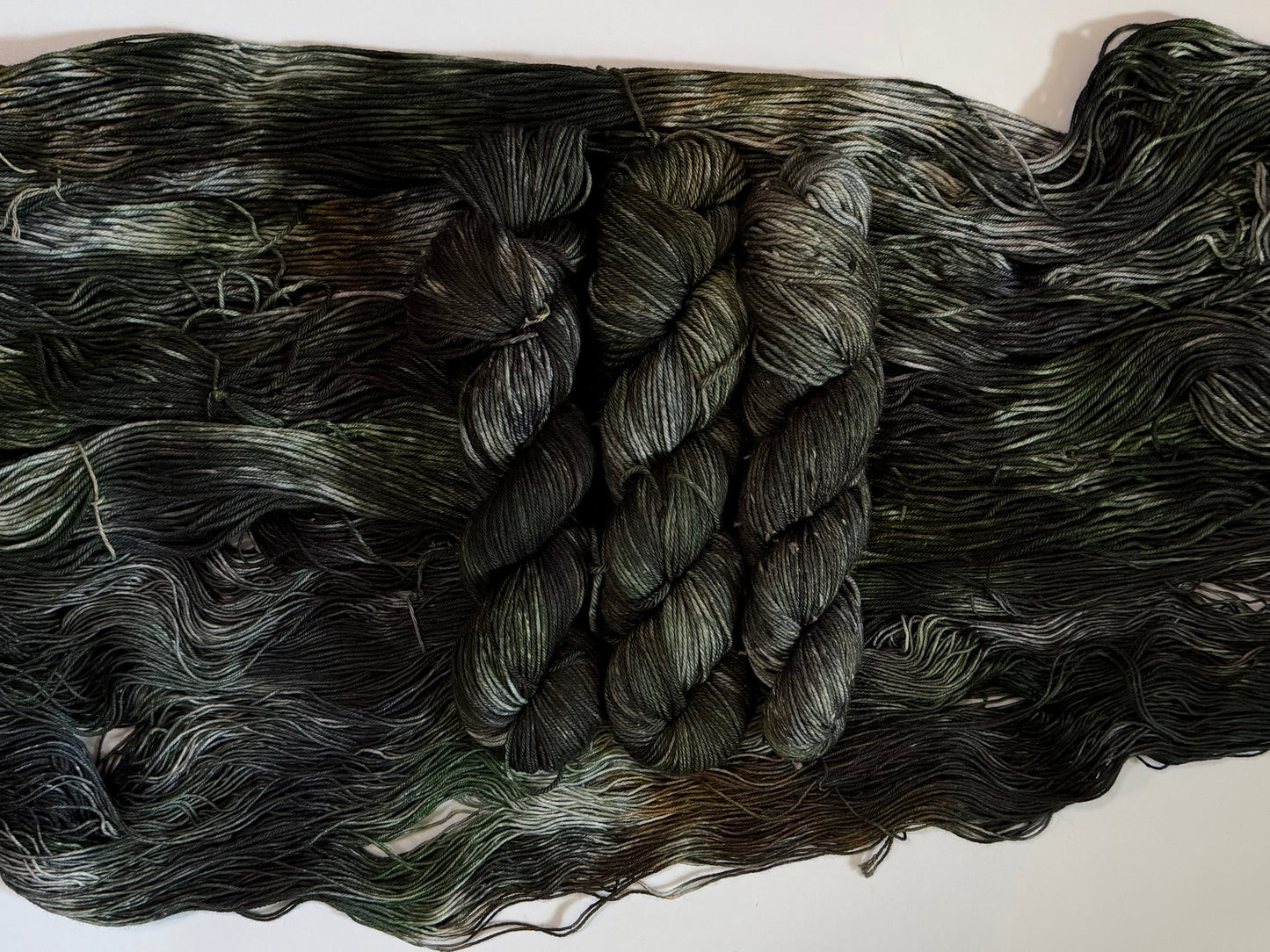 Luna -  Dyed to Order - Sweet Pea & Sparrow Hand Dyed Yarns - September  Cat Club