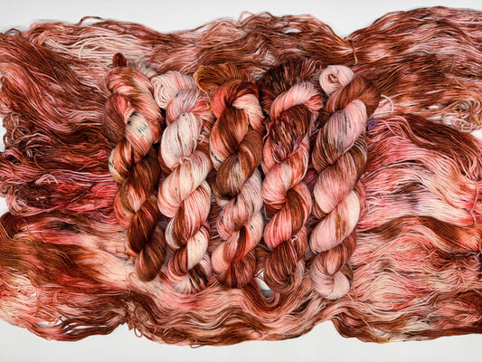 Atlas Moth-  Dyed to Order - Sweet Pea & Sparrow Hand Dyed Yarns - November Flutter  Club