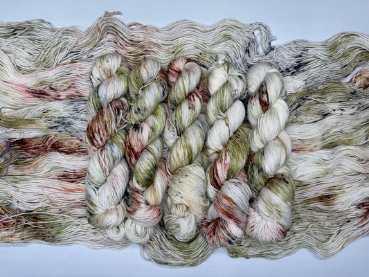 Paper Kite Butterfly-  Dyed to Order - Sweet Pea & Sparrow Hand Dyed Yarns - December Flutter  Club