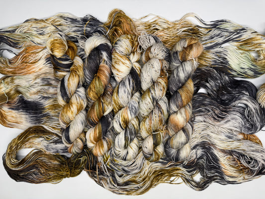 Skiddie-  Dyed to Order - Sweet Pea & Sparrow Hand Dyed Yarns - November Cat  Club