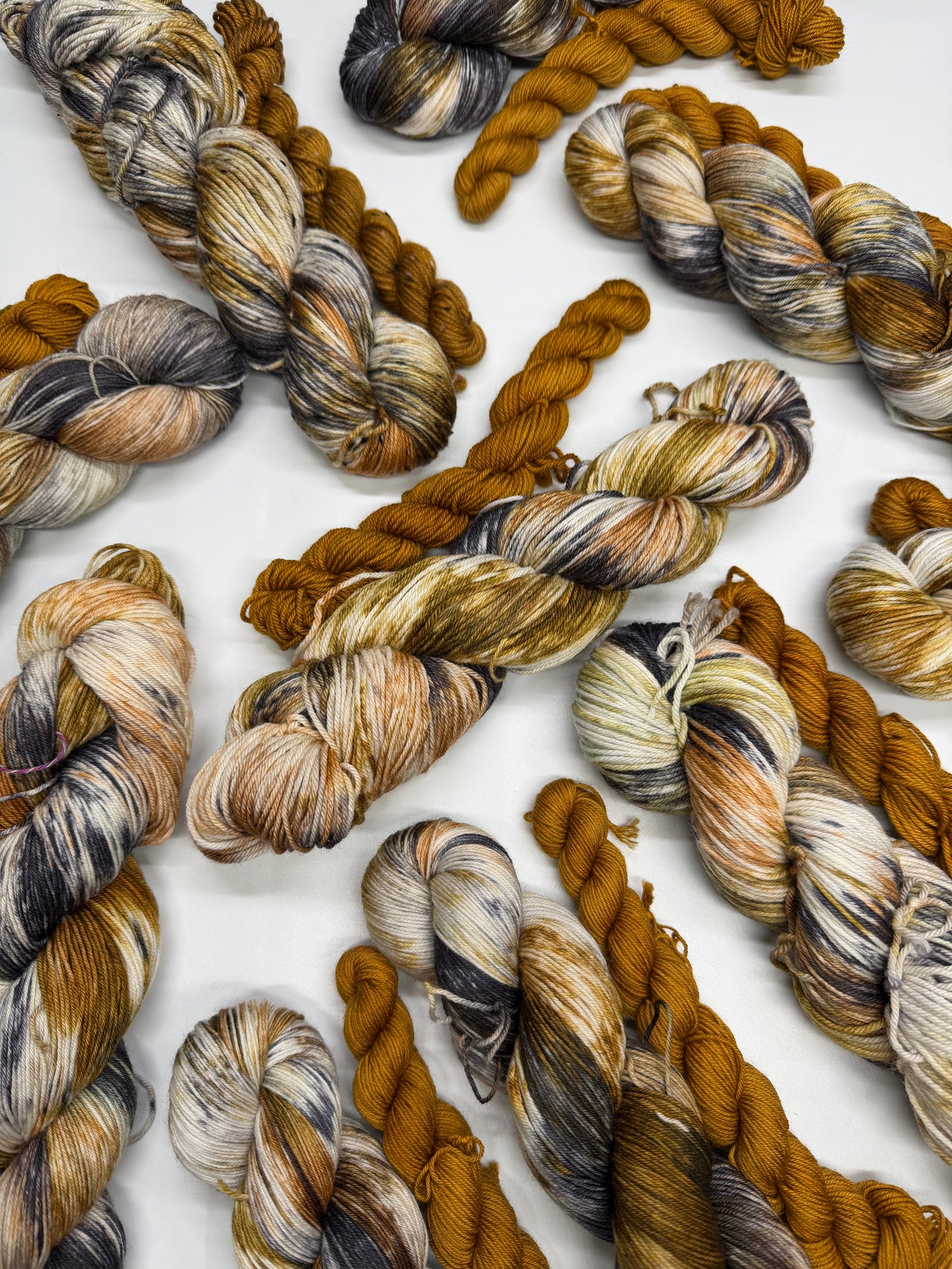 Skiddie & Toffee - Sock Set-  Dyed to Order - Sweet Pea & Sparrow Hand Dyed Yarns