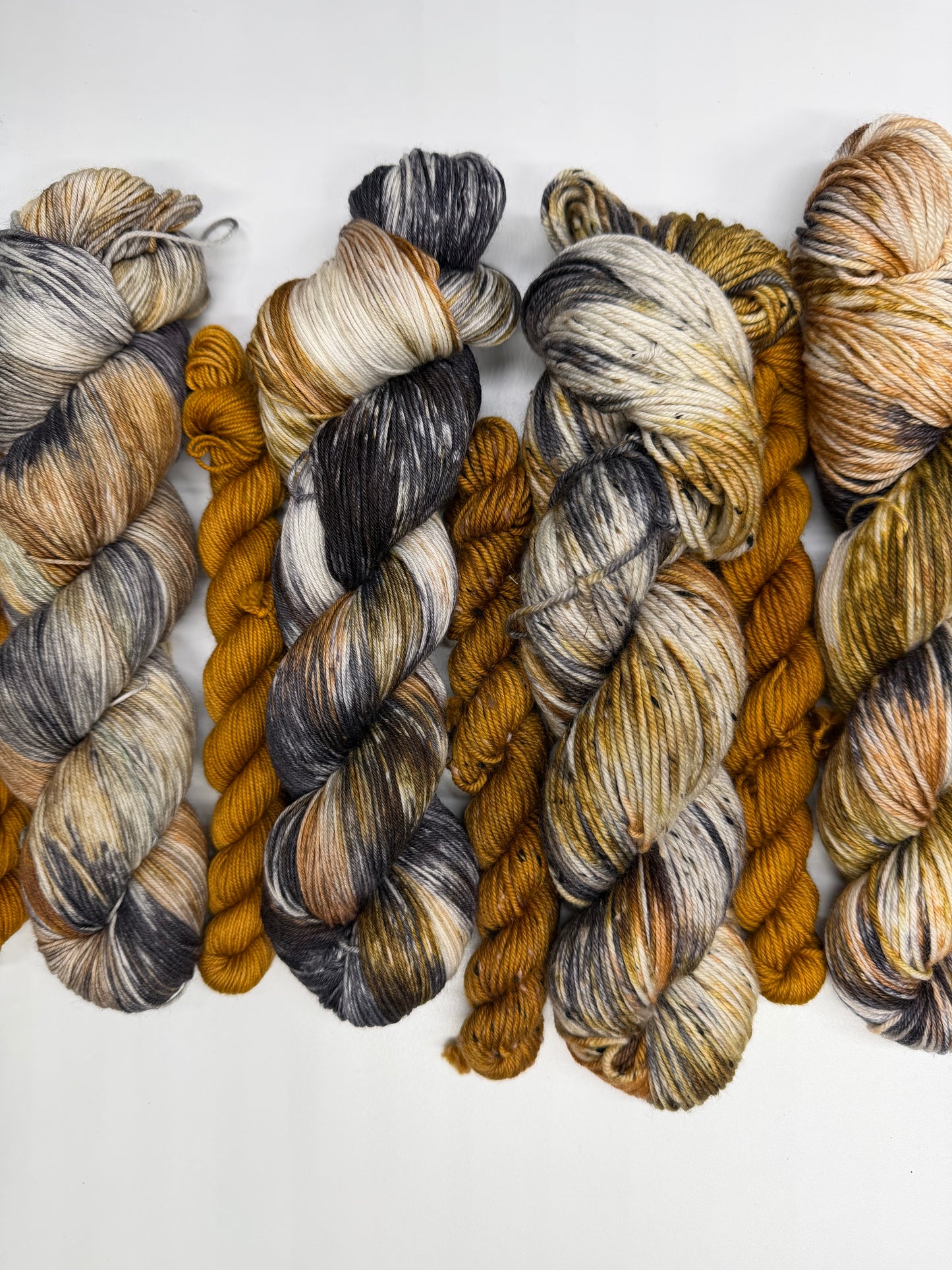 Skiddie & Toffee - Sock Set-  Dyed to Order - Sweet Pea & Sparrow Hand Dyed Yarns