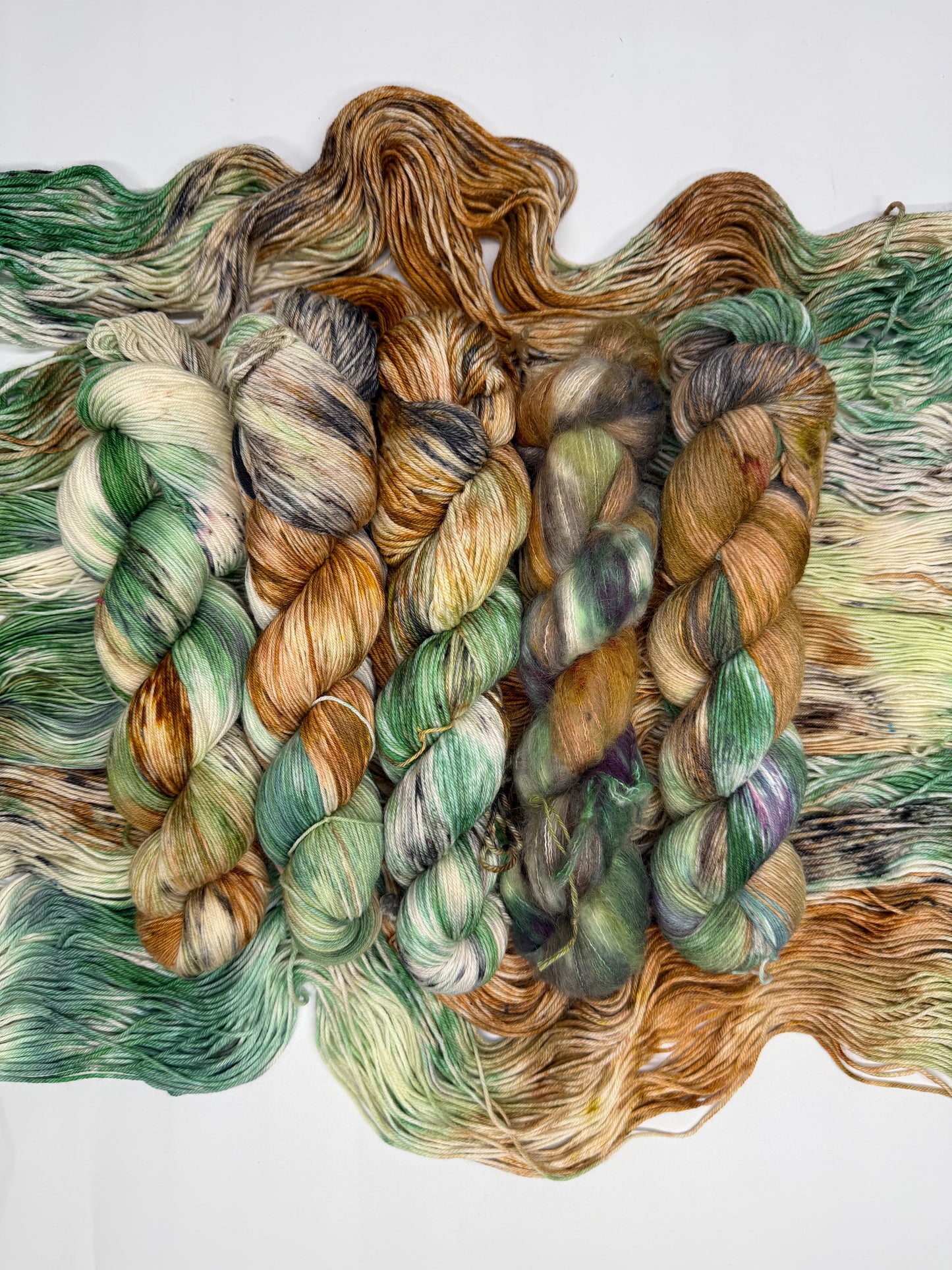 Edwards Forester-  Dyed to Order - Sweet Pea & Sparrow Hand Dyed Yarns - September Flutter  Club