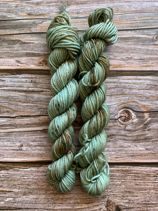 Green Circle Trail-  Dyed to Order - Sweet Pea & Sparrow Hand Dyed Yarns