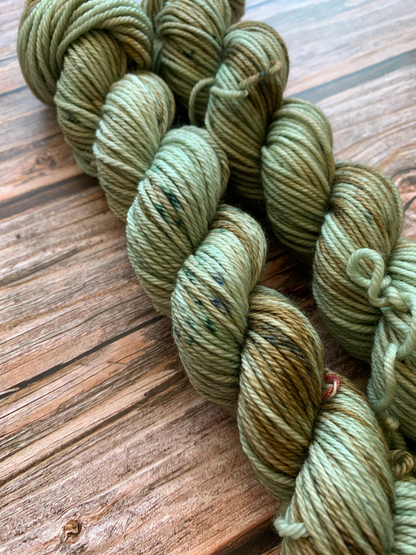 Green Circle Trail-  Dyed to Order - Sweet Pea & Sparrow Hand Dyed Yarns