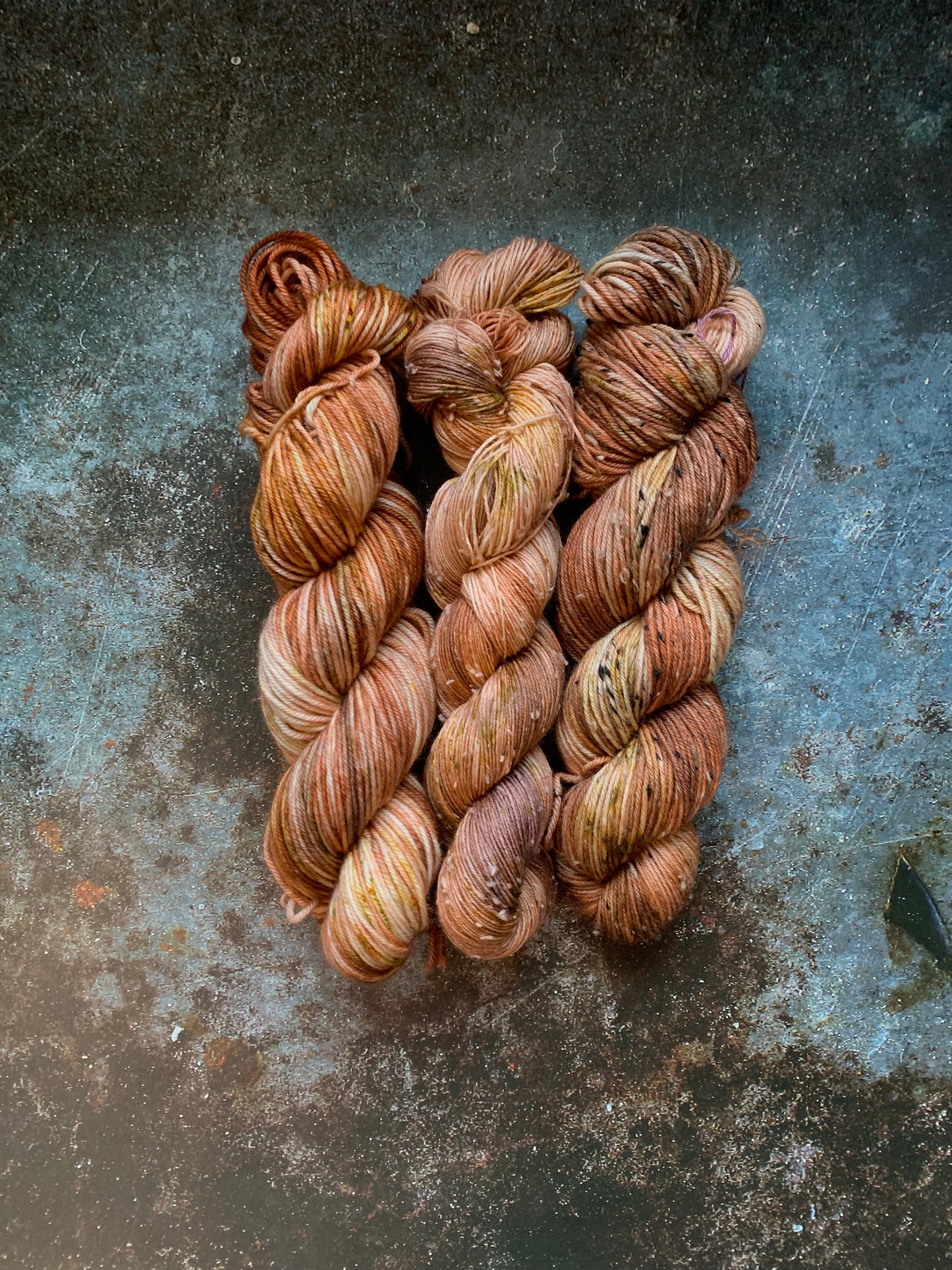 Sweet Pumpkin Pie-  Dyed to Order - Sweet Pea & Sparrow Hand Dyed Yarns
