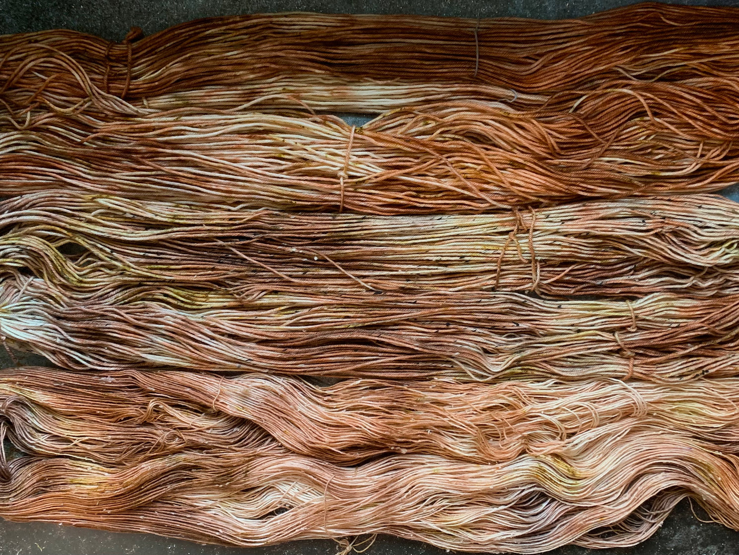 Sweet Pumpkin Pie-  Dyed to Order - Sweet Pea & Sparrow Hand Dyed Yarns