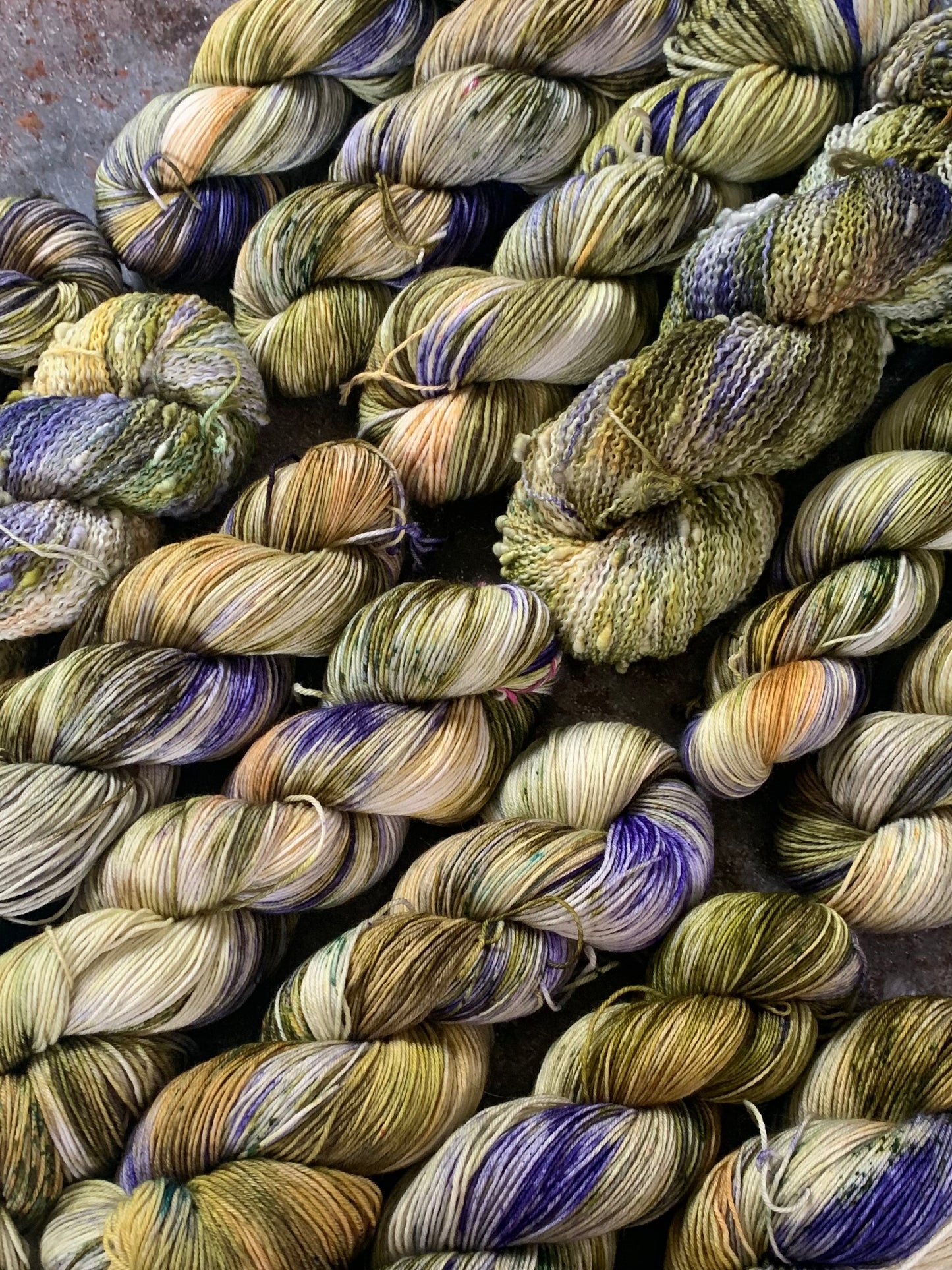 Flaxen Fleece-  Dyed to Order - Sweet Pea & Sparrow Hand Dyed Yarns