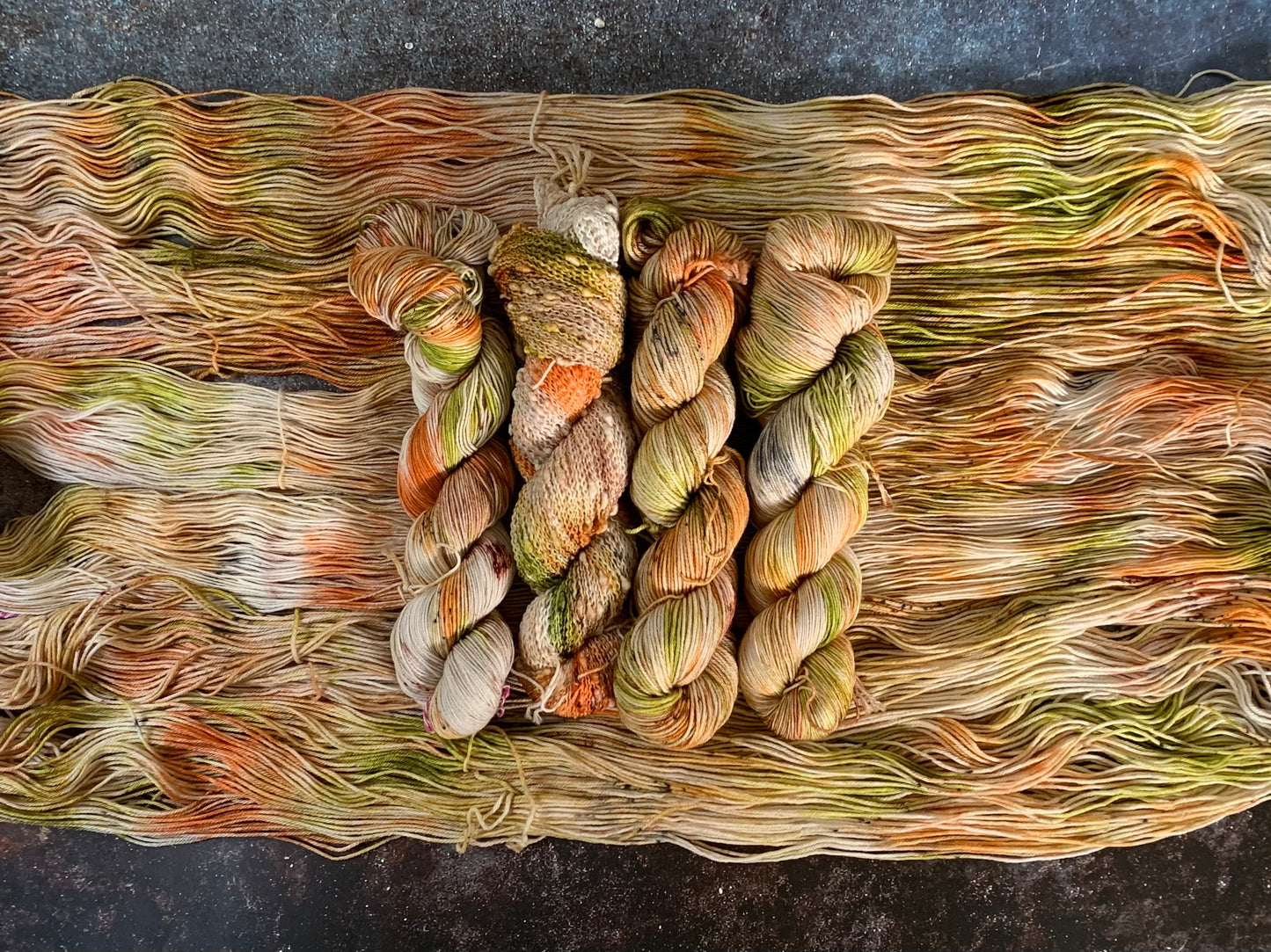 Quilted -  Dyed to Order - Sweet Pea & Sparrow Hand Dyed Yarns