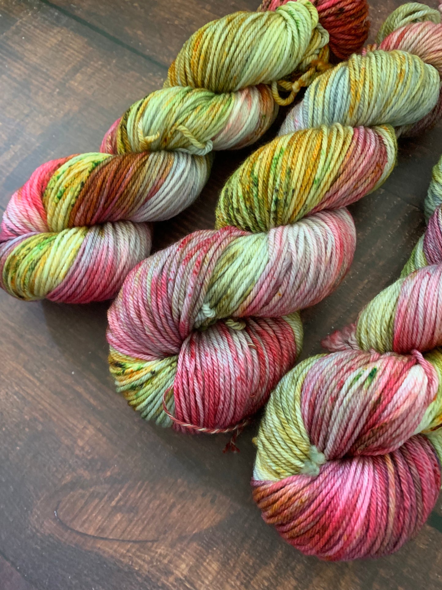 Flowering Crab Apple- Dyed to Order - Sweet Pea & Sparrow Hand Dyed Yarns