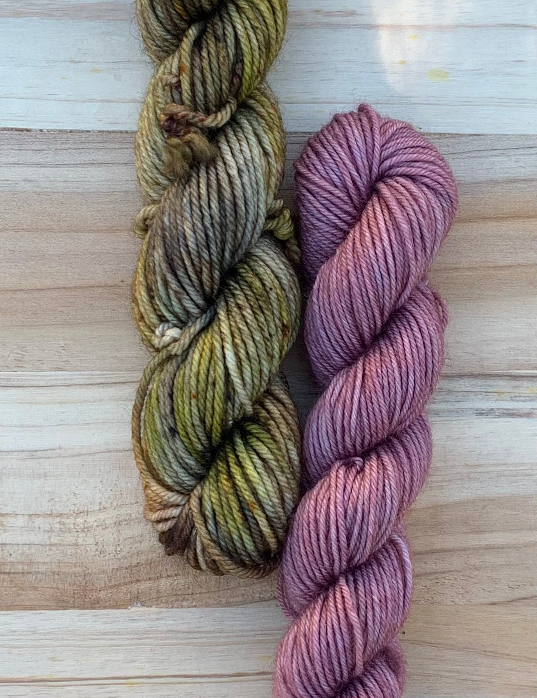 North Woods Knits Co & Sweet Pea & Sparrow - Collab Sock Set  -  Dyed to Order - Sweet Pea & Sparrow Hand Dyed Yarns