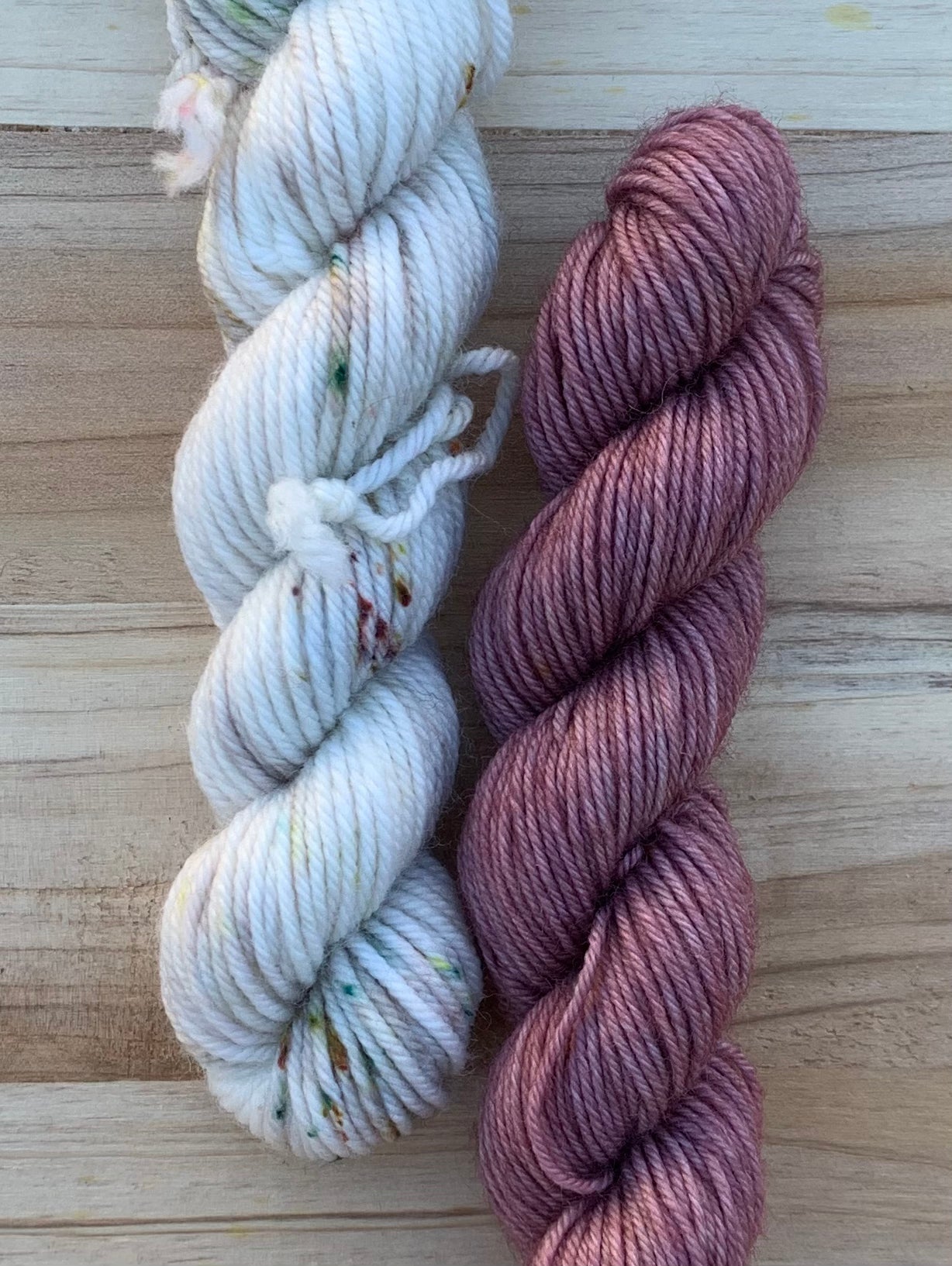 North Woods Knits Co & Sweet Pea & Sparrow - Collab Sock Set  -  Dyed to Order - Sweet Pea & Sparrow Hand Dyed Yarns