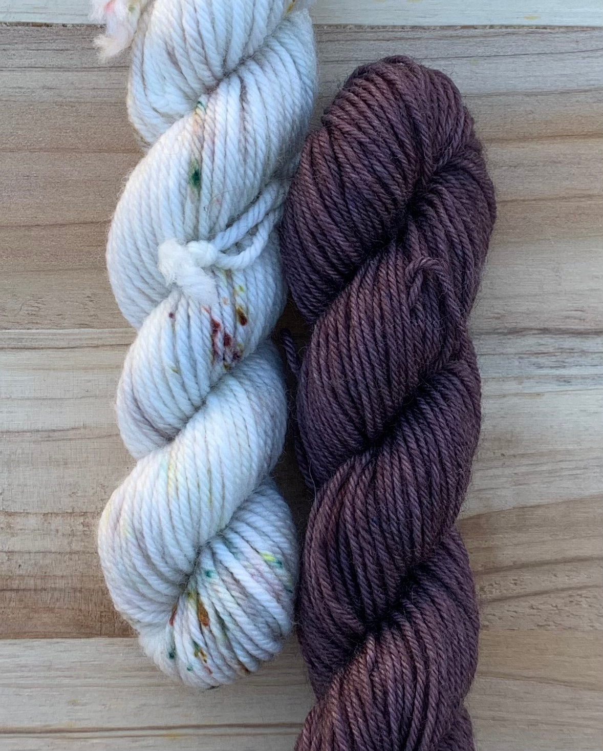 North Woods Knits Co & Sweet Pea & Sparrow - Collab Sock Set  -  Dyed to Order - Sweet Pea & Sparrow Hand Dyed Yarns