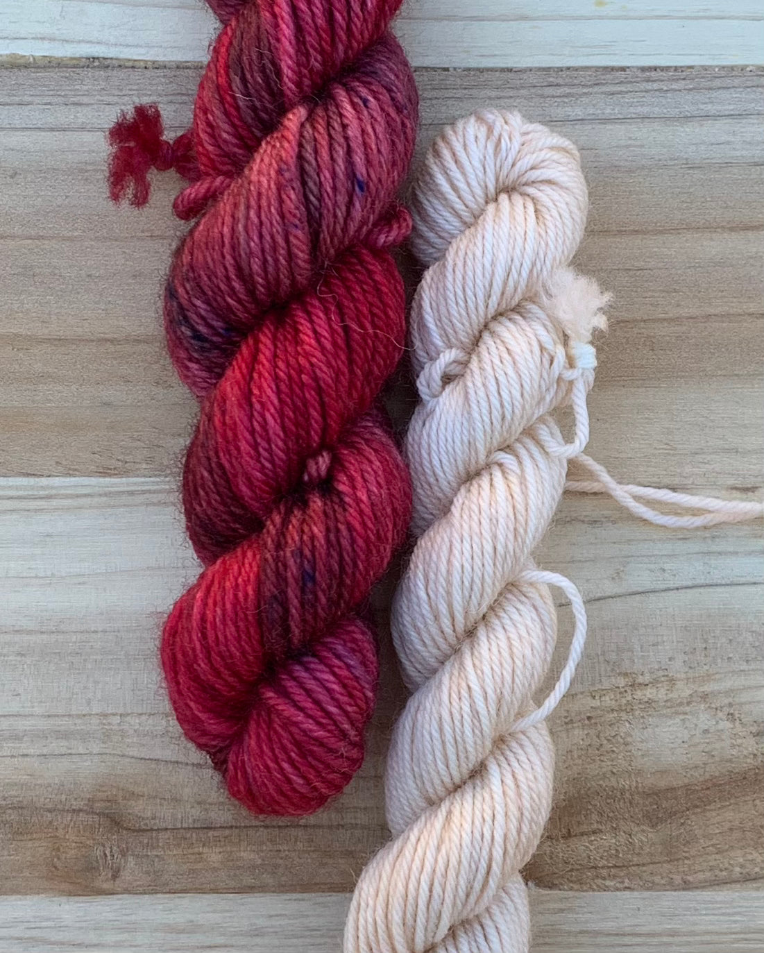 North Woods Knits Co & Sweet Pea & Sparrow - Collab Sock Set  -  Dyed to Order - Sweet Pea & Sparrow Hand Dyed Yarns