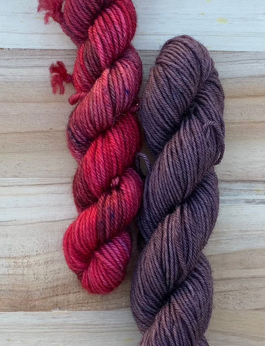 North Woods Knits Co & Sweet Pea & Sparrow - Collab Sock Set  -  Dyed to Order - Sweet Pea & Sparrow Hand Dyed Yarns