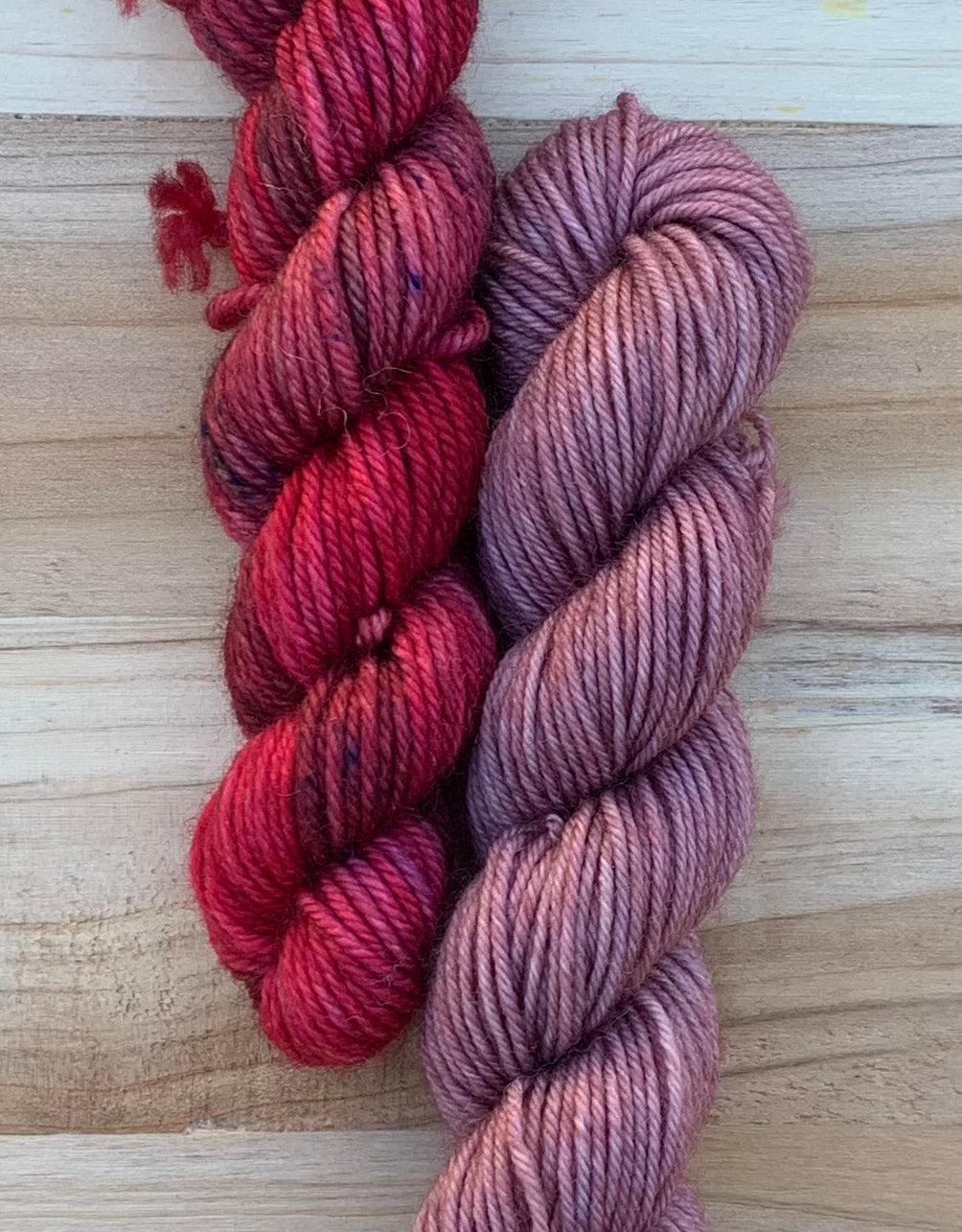 North Woods Knits Co & Sweet Pea & Sparrow - Collab Sock Set  -  Dyed to Order - Sweet Pea & Sparrow Hand Dyed Yarns