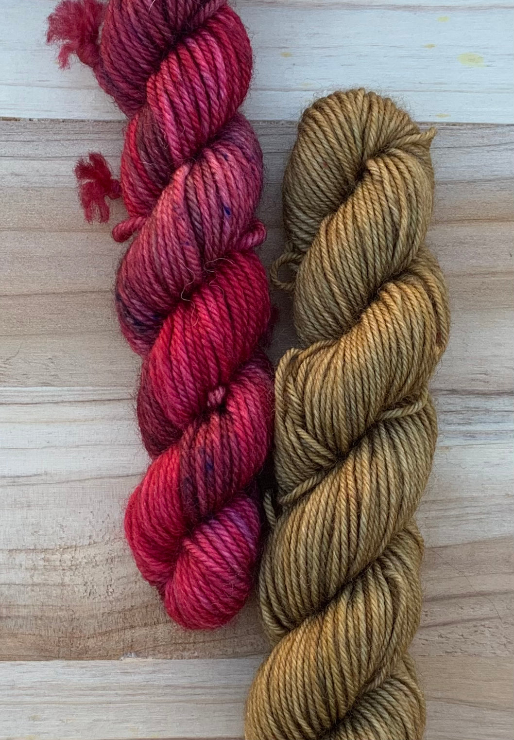 North Woods Knits Co & Sweet Pea & Sparrow - Collab Sock Set  -  Dyed to Order - Sweet Pea & Sparrow Hand Dyed Yarns