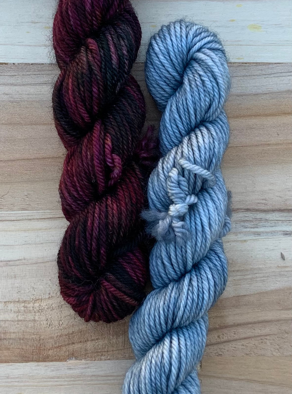 North Woods Knits Co & Sweet Pea & Sparrow - Collab Sock Set  -  Dyed to Order - Sweet Pea & Sparrow Hand Dyed Yarns