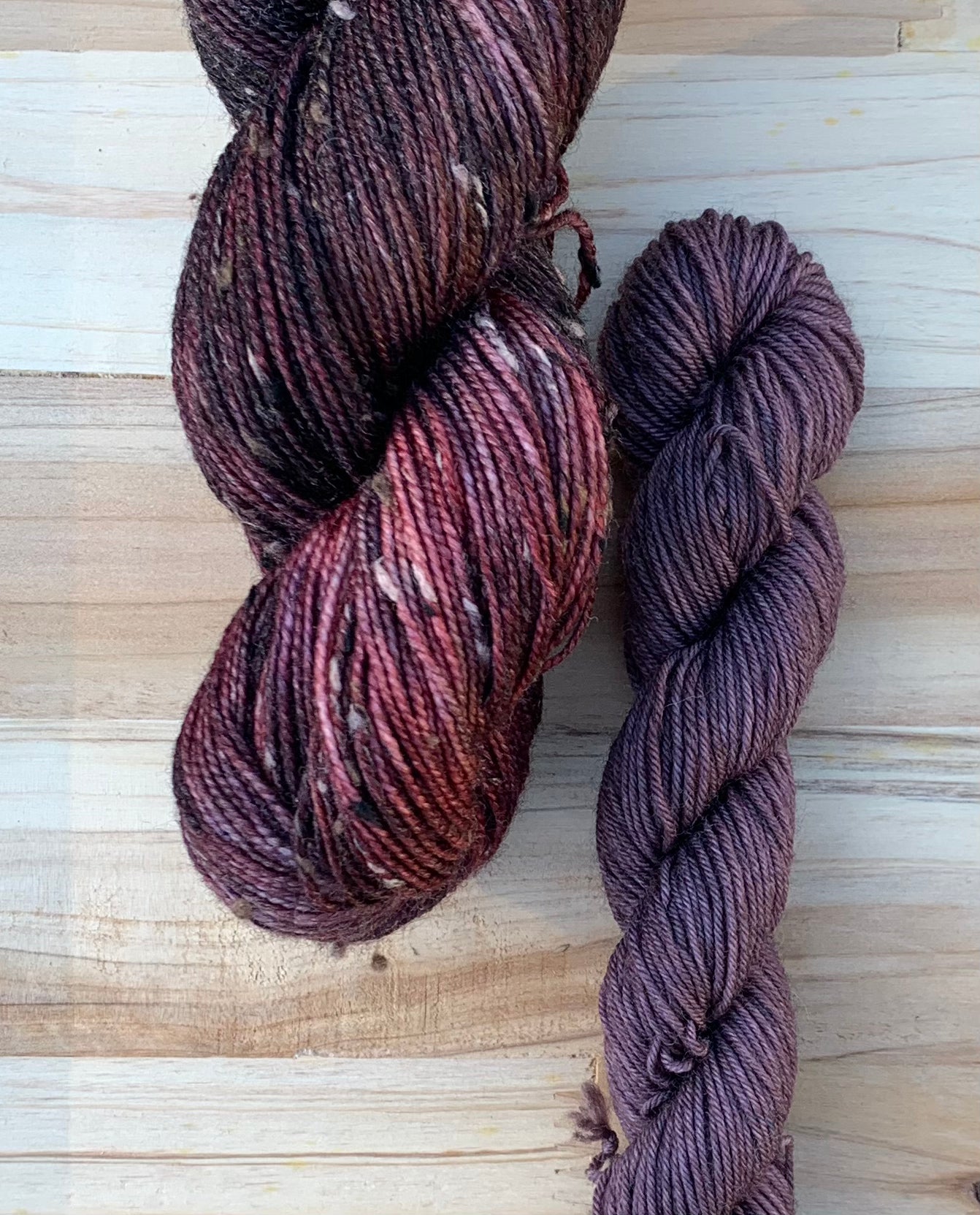 North Woods Knits Co & Sweet Pea & Sparrow - Collab Sock Set  -  Dyed to Order - Sweet Pea & Sparrow Hand Dyed Yarns