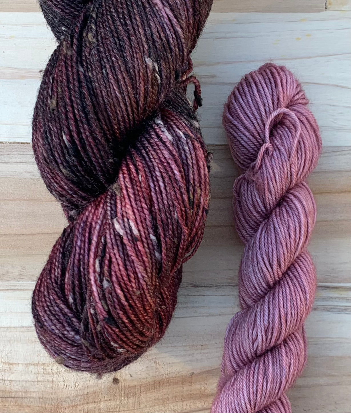 North Woods Knits Co & Sweet Pea & Sparrow - Collab Sock Set  -  Dyed to Order - Sweet Pea & Sparrow Hand Dyed Yarns