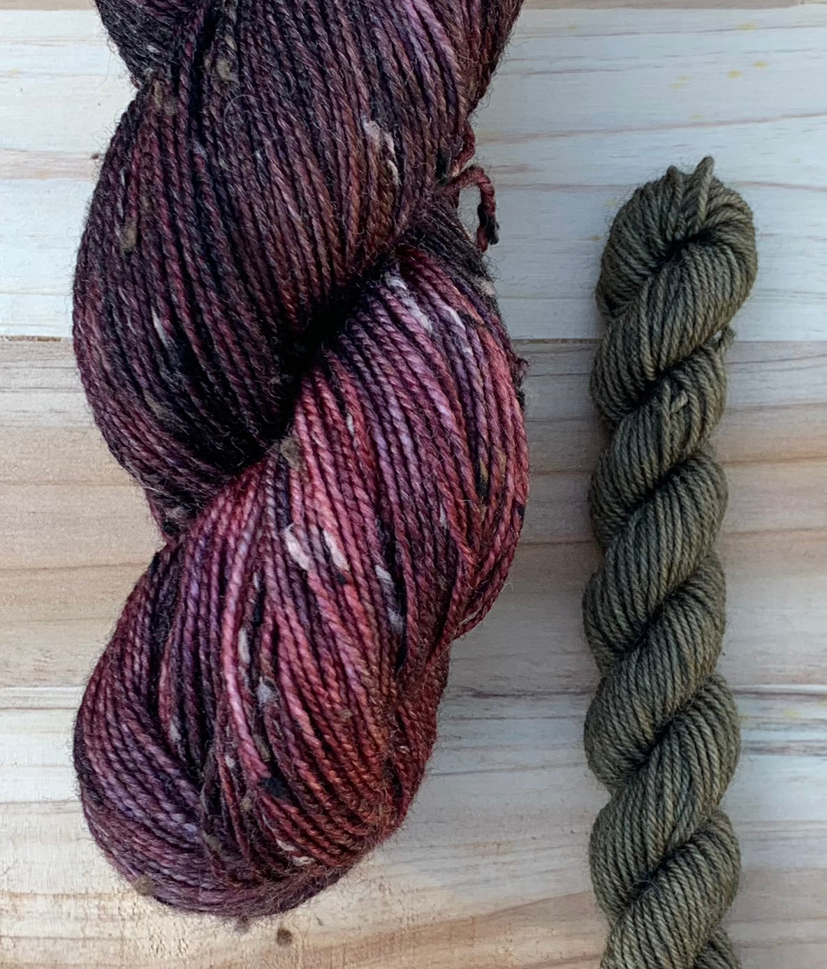 North Woods Knits Co & Sweet Pea & Sparrow - Collab Sock Set  -  Dyed to Order - Sweet Pea & Sparrow Hand Dyed Yarns