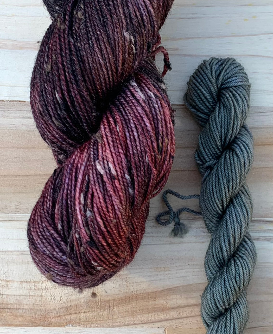 North Woods Knits Co & Sweet Pea & Sparrow - Collab Sock Set  -  Dyed to Order - Sweet Pea & Sparrow Hand Dyed Yarns