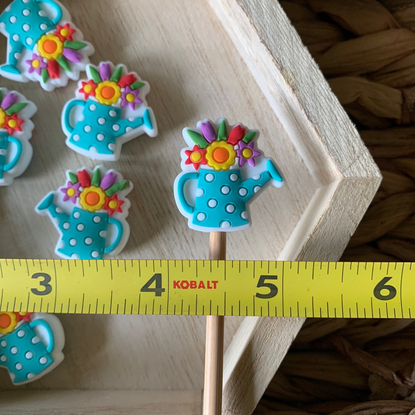 Watering Can Stitch Stoppers- Set of 2 Stitch Stoppers