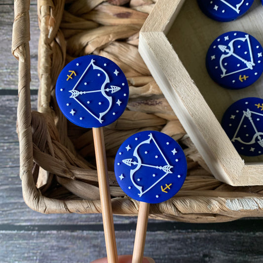 Zodiac Sagittarius Stitch Stoppers- Set of 2 Stitch Stoppers