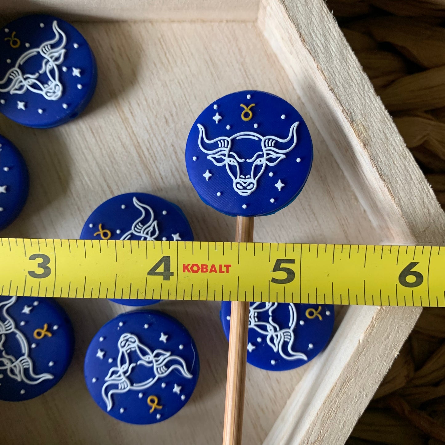 Zodiac Taurus Stitch Stoppers- Set of 2 Stitch Stoppers